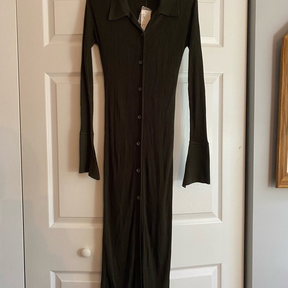 Urban Outfitters Sweaters - BNWT Vintage Urban Outfitters Olive Green Duster Cardigan/Maxi Dress
